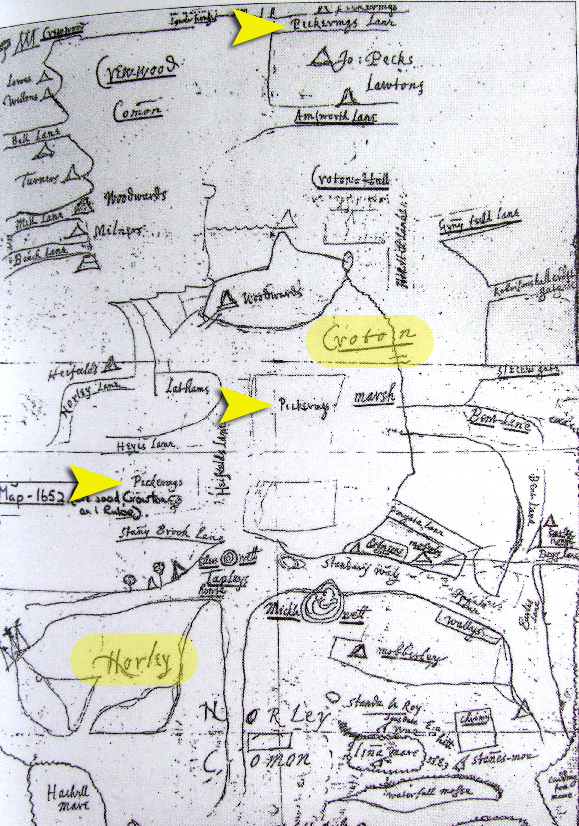 1652 Crowton map